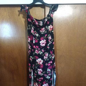 floral dress size large